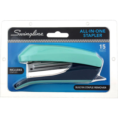 Swingline® Tot® Stapler, Built-in Staple Remover, 12 Sheets, Assorted Colors