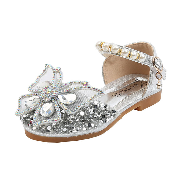 Children's Sequins Butterfly Shoes