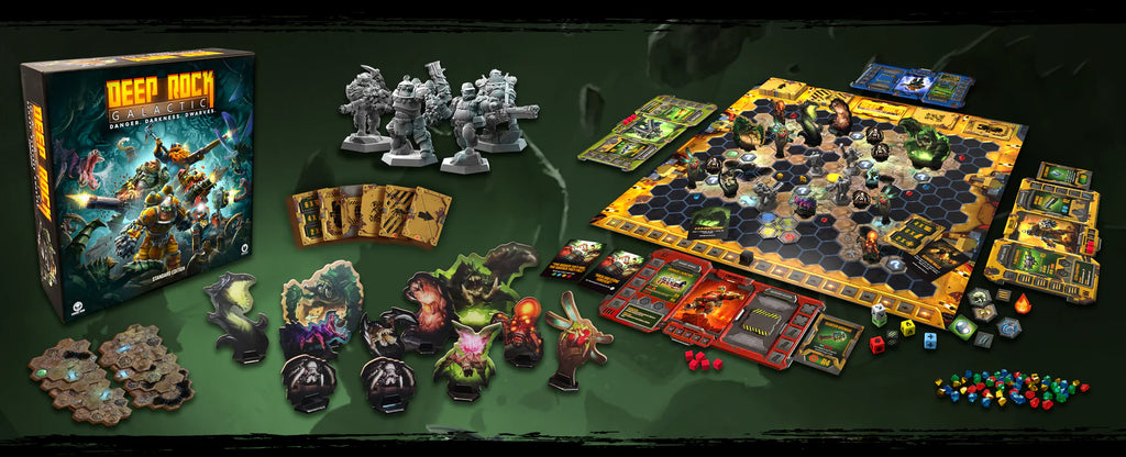 Deep Rock Galactic The Board Game Standard Version Contents