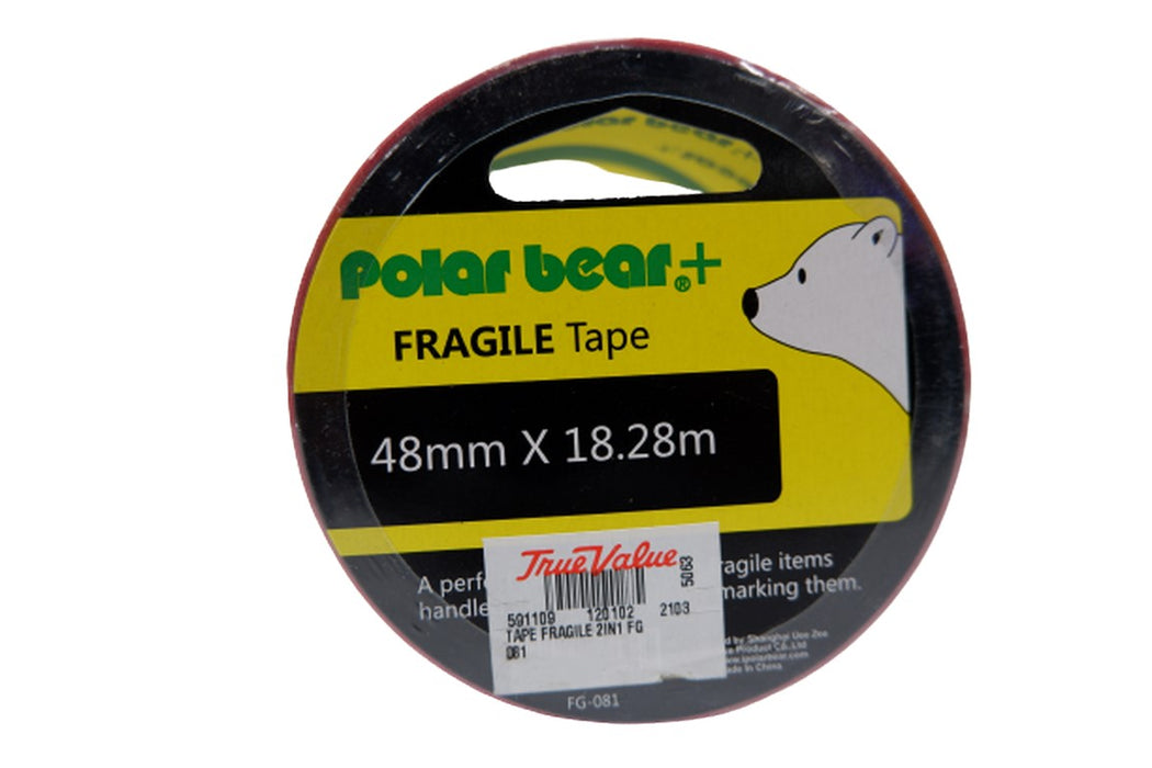 Polar Bear 2in1 Fragile Tape FG081