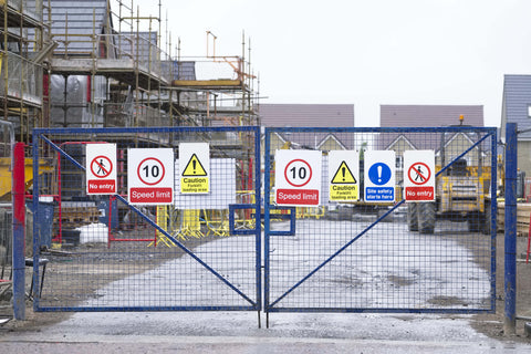 Constructionn safety signs