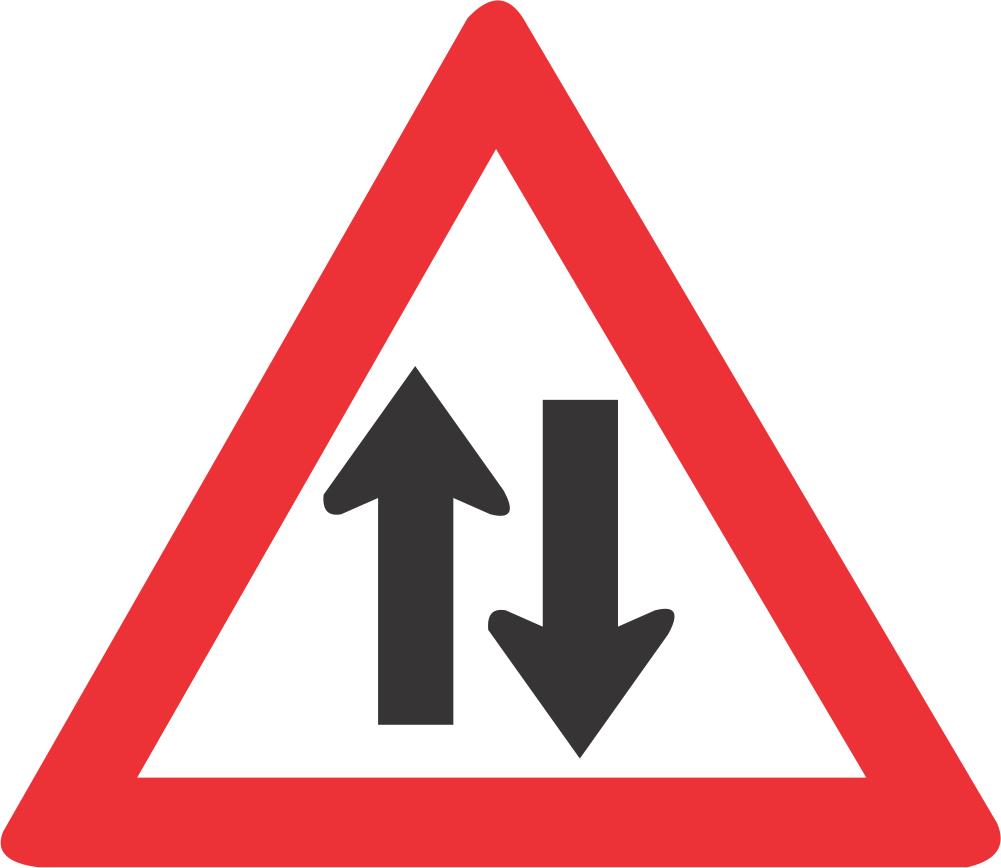 two way traffic sign idaho