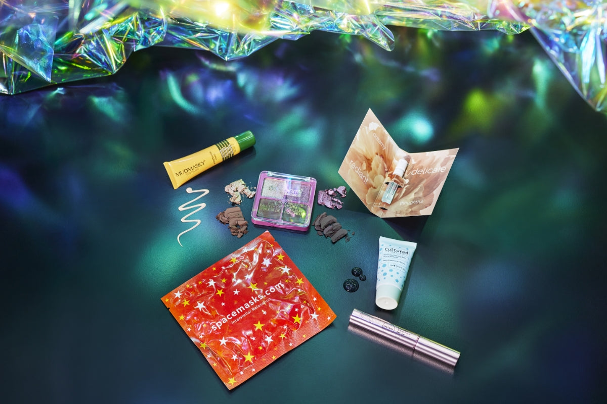 A first look at your next OK! Beauty Box – a dazzling Party Pieces Edit worth over £110!