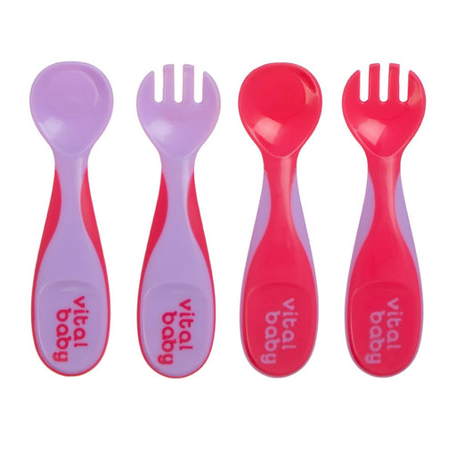 Tiny Spoons (set of 2) - Baby's first spoon for self feeding 6m+