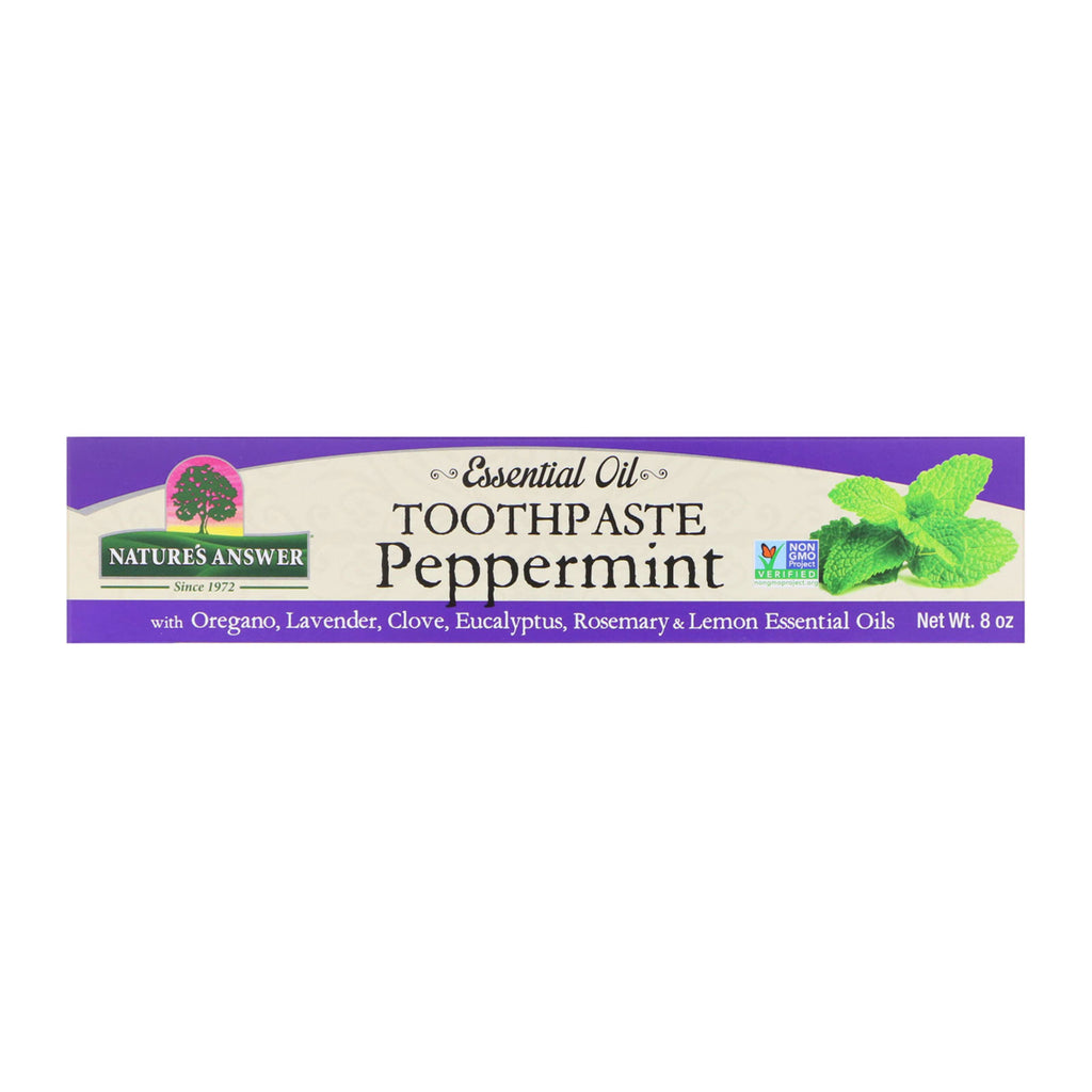 toothpaste essential oils