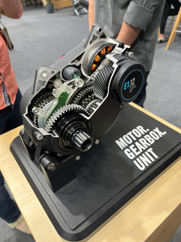 Inside the Pinion motor gearbox unit