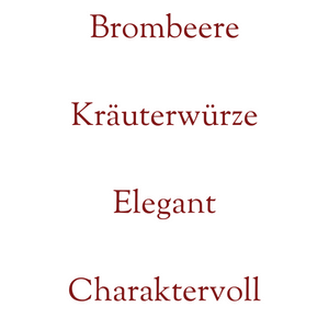 Weinbeschreibung Text Rotwein Blaufränkisch 2018