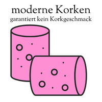 Moderne Korken Sekt Pink Princess