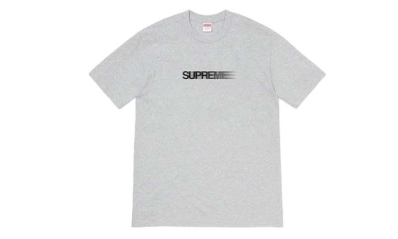 S Supreme Motion Logo Tee Ash Grey - Tシャツ/カットソー(半袖/袖なし)