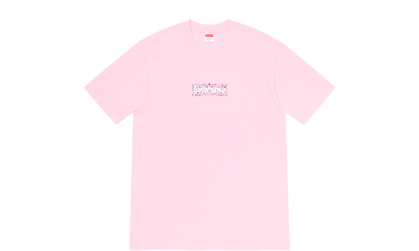 Supreme Bandana Box Logo Tee-Shirt Pink – Izicop