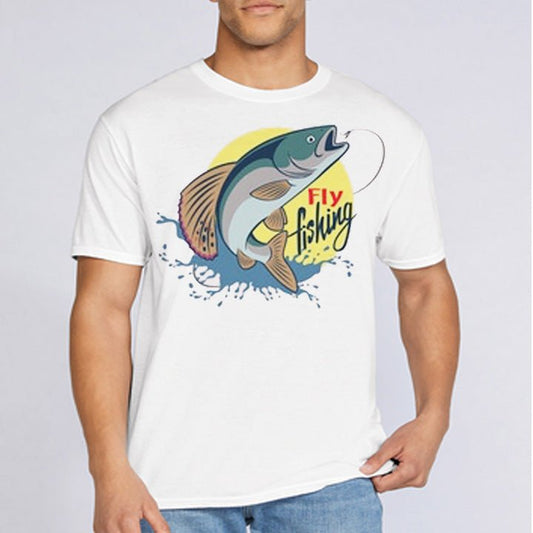 Rainbow Trout Fishing Fisherman T-Shirt - Celebrate Prints