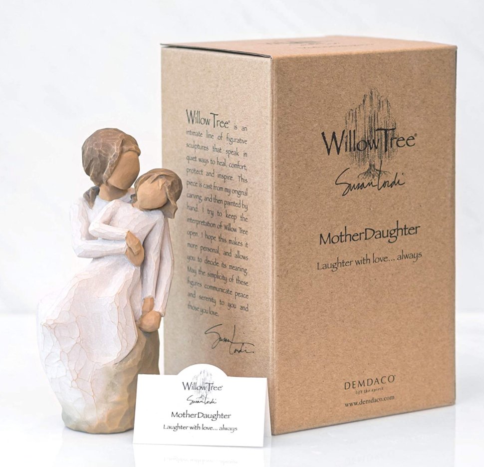 Mother & Daughter Willow Tree® Figurine Celebrate Prints