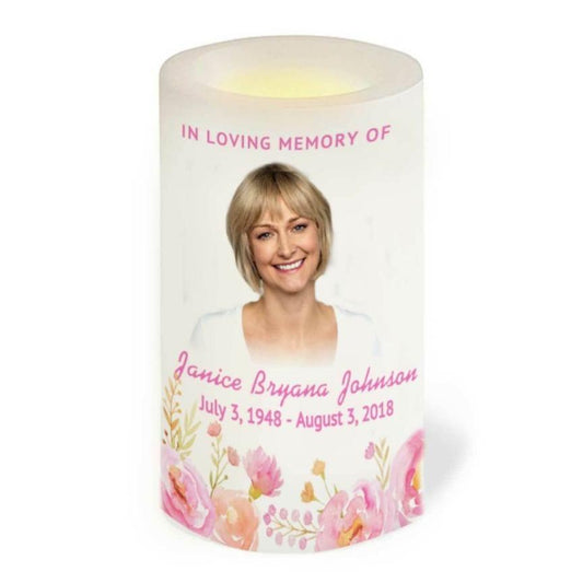 Mother Love LED Dancing Wick Memorial Candle - Celebrate Prints