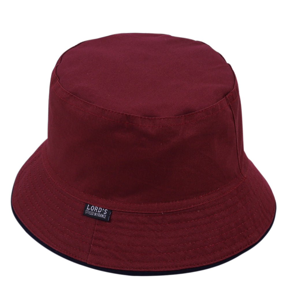 FORBUSITE Unisex 100% Cotton Bucket Hat Reversible Soild Color ...
