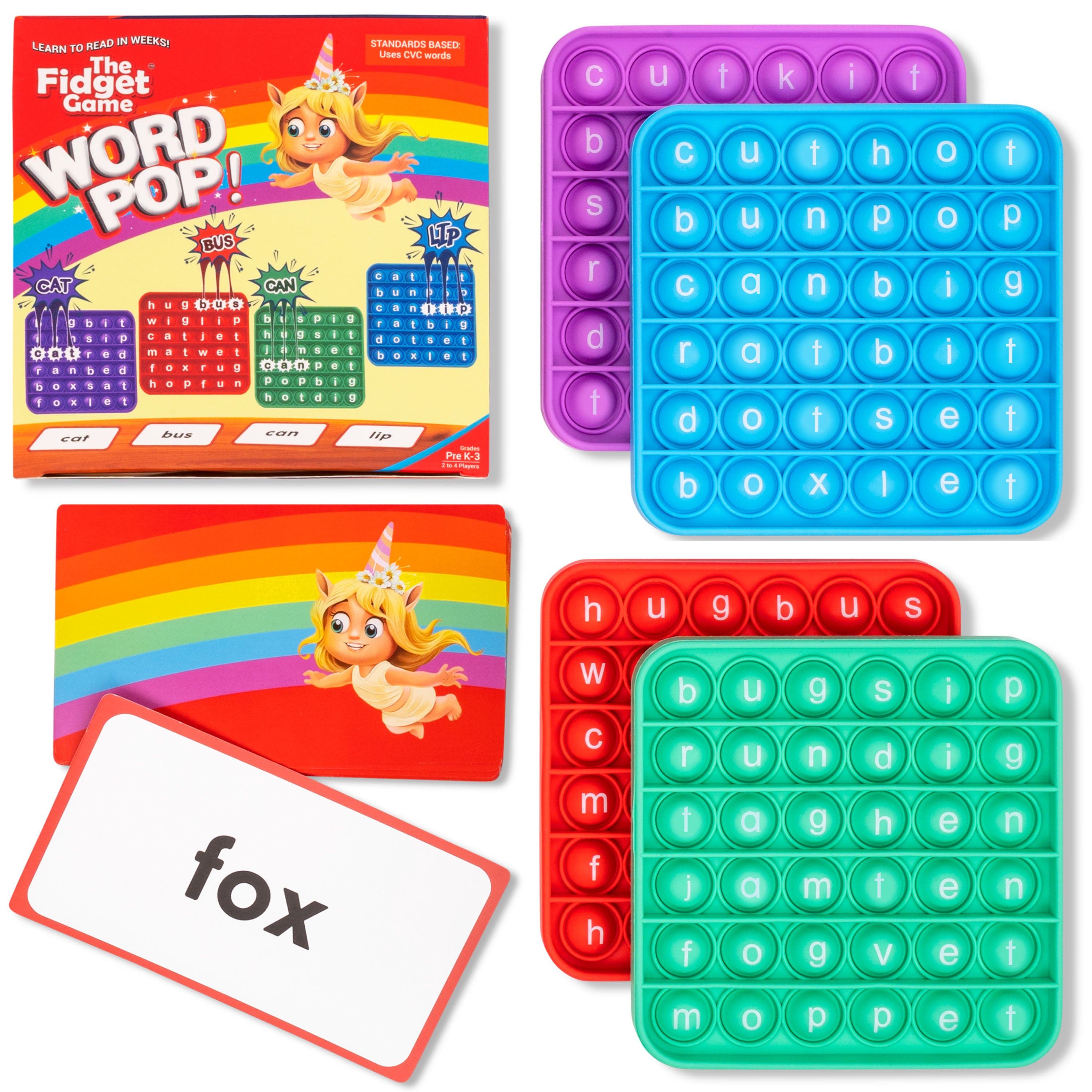 The Fidget Game: Word Pop  Early Literacy Mastery – The Fidget Games