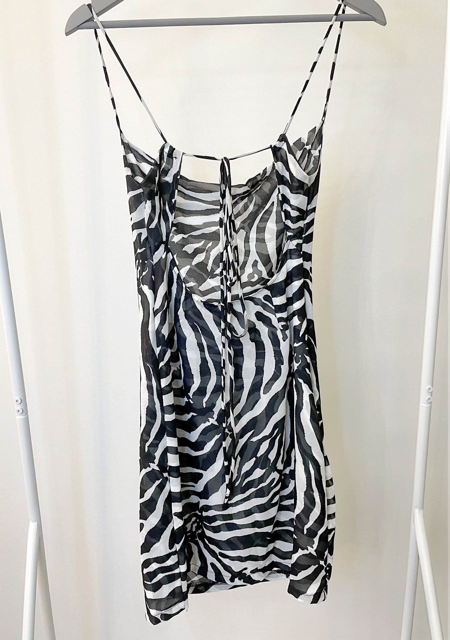 zebra stripe dress