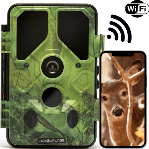 WildCameraXL Camouflage EZ45 Wild Camera Med WiFi SD-kort