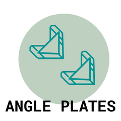 angle plates for composting toilet install