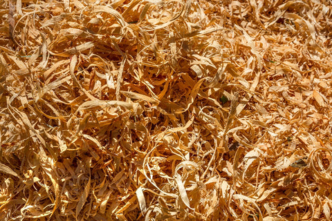 wood chips composting litter material