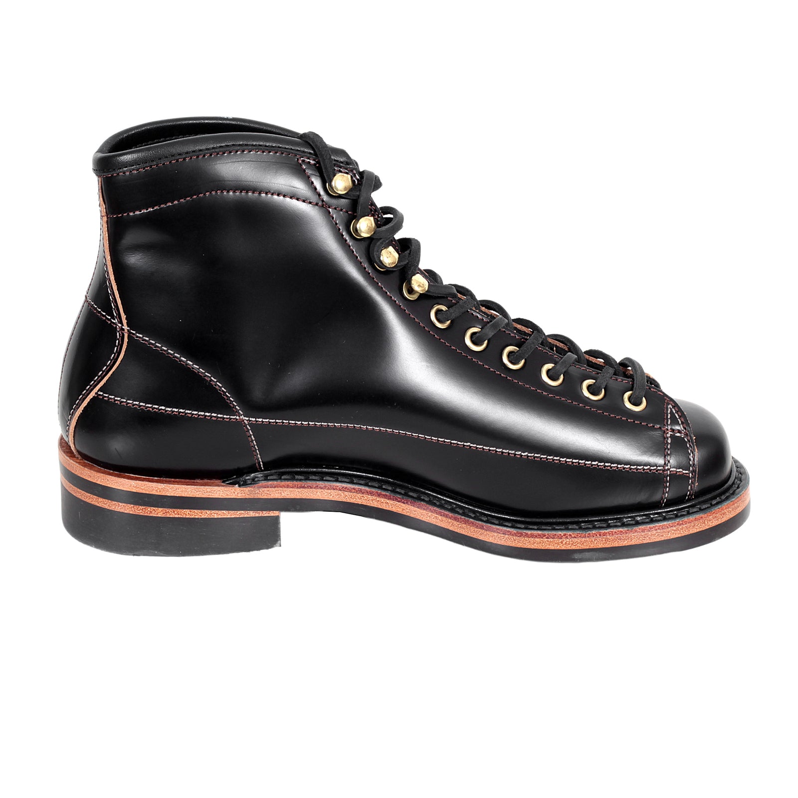 Lone Wolf Mens Black Leather Calf High LW01785 Goodyear Welted