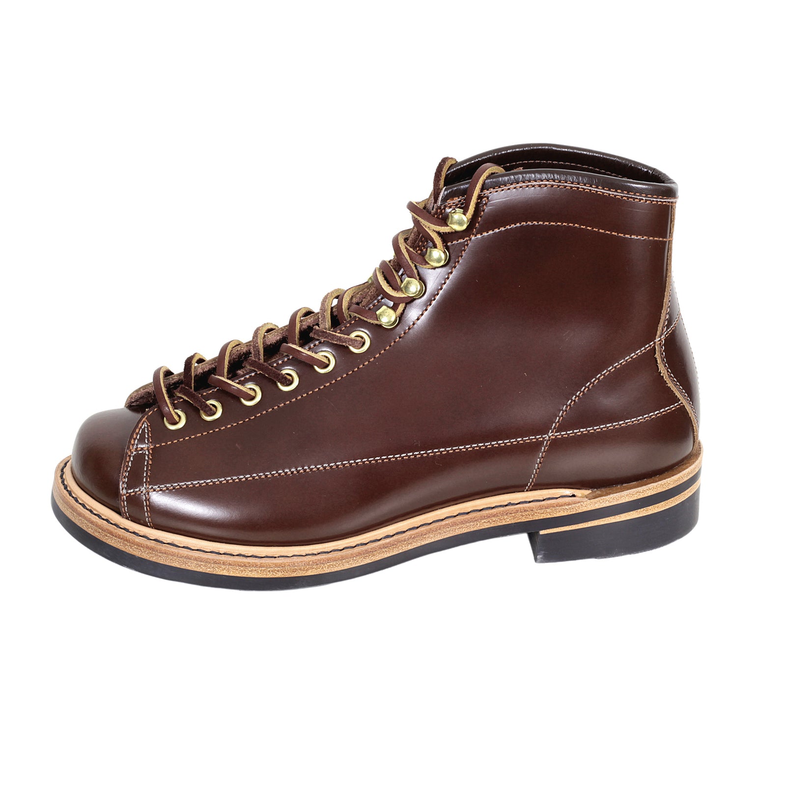 Lone Wolf Mens Brown Leather LW01785 Calf High Goodyear Welted