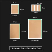Load image into Gallery viewer, Tattoos Concealing Tape Waterproof Flesh-Colored (Multiple Colors &amp; Sizes ) - Japan Concealing Tape
