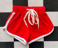 Deuces to the 70's |  Kids Athletic Shorts {Various Colors}