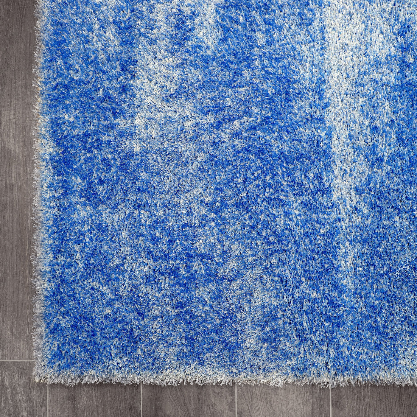 Puffy Super Soft Shaggy Blue Rug The Rugs Outlet 