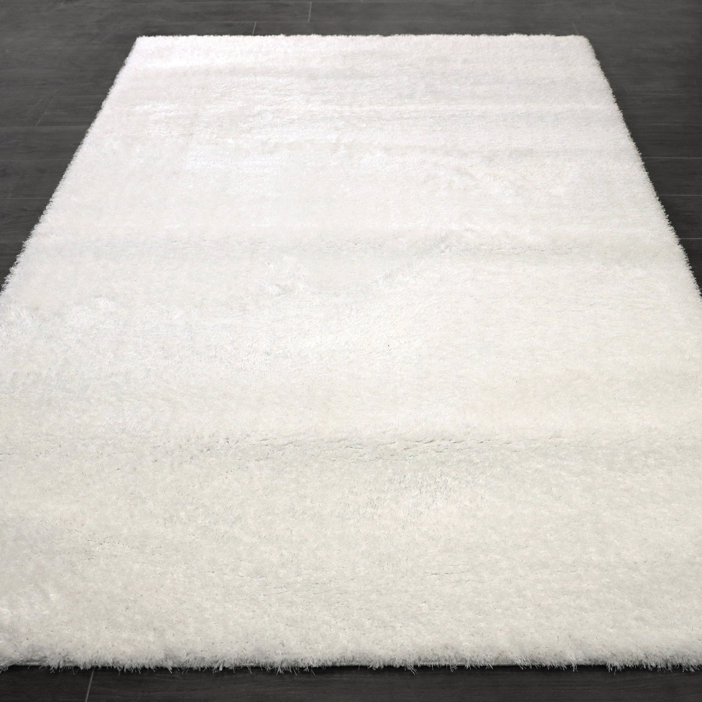Puffy Super Soft Shaggy Snow White Rug The Rugs Outlet 