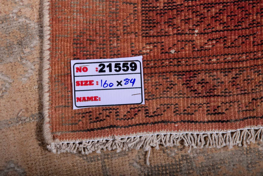 Traditional Vintage Handmade Rug 160X84 CM The Rugs Outlet 