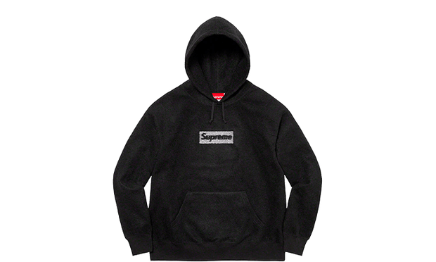 Inside Out Box Logo Hooded Sweatshirt Black – TheSoleClubz