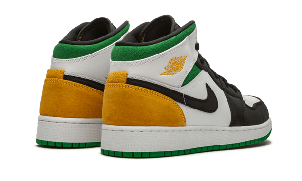 green orange white jordan 1