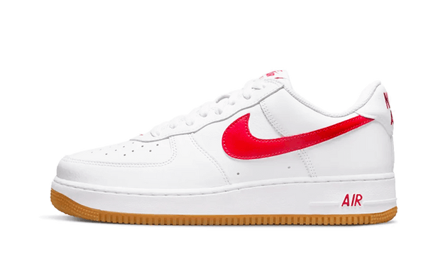 red air force 1 gum bottom