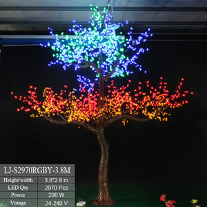 sunhillsgrace home decor miniature multicolour tree cherry tree