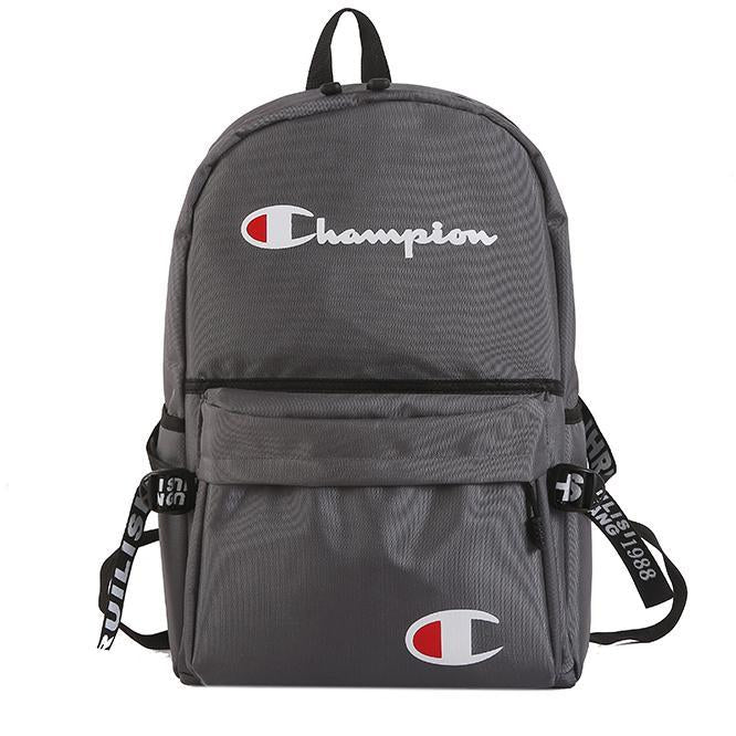 Champion Fashion Women Men School Backpack Travel Bag