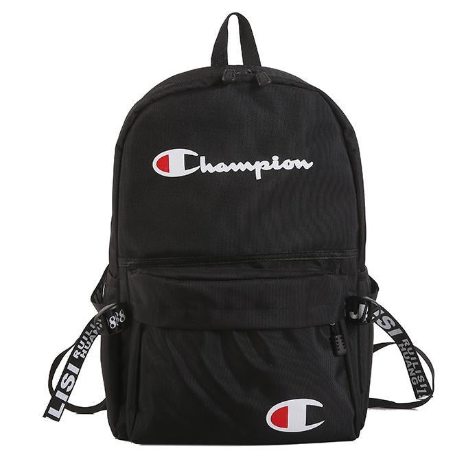 Champion Fashion Women Men School Backpack Travel Bag