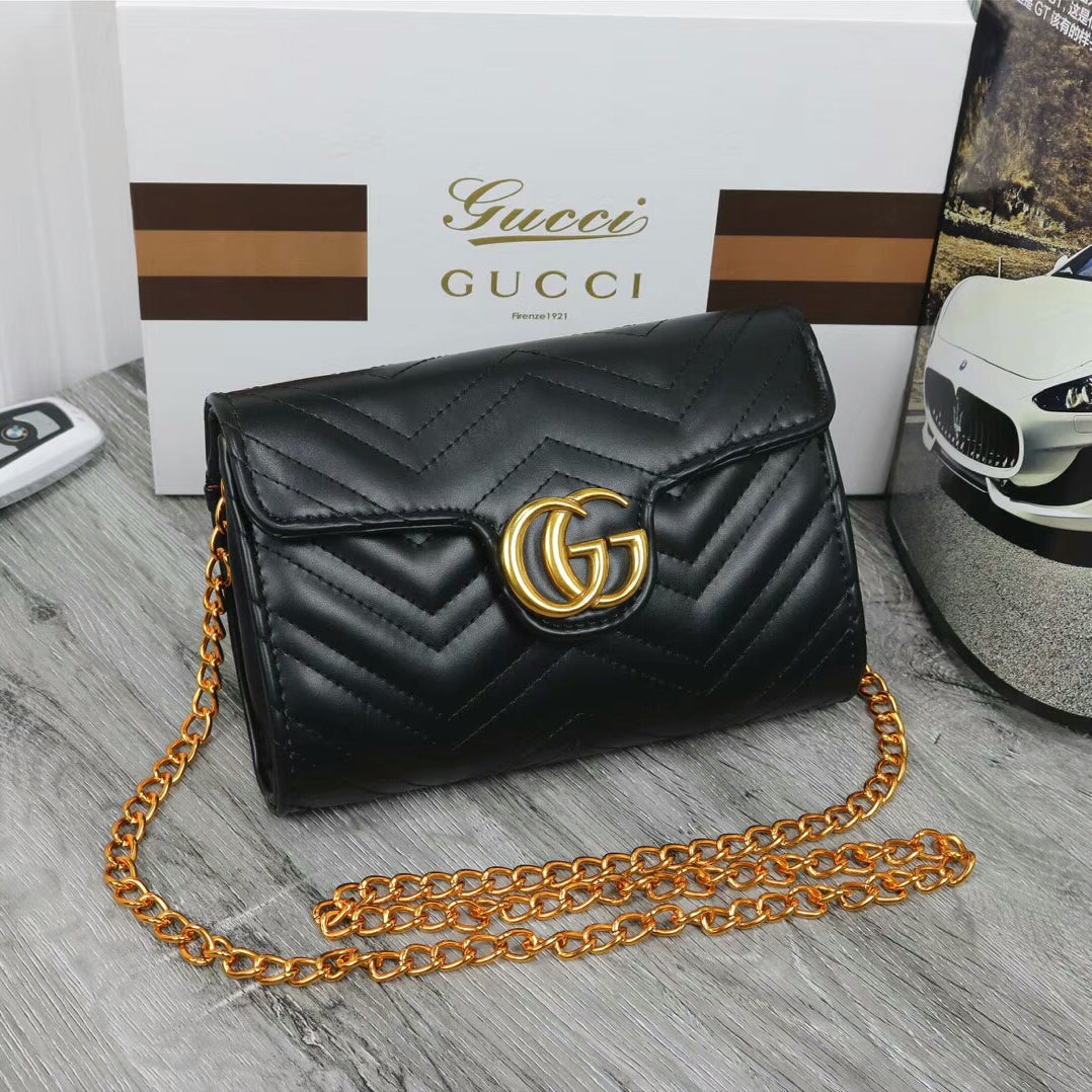 G U C C I Fashion Ladies Satchel Bag Shopping Handbag Shoulder Bag