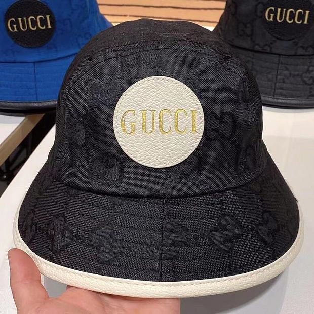 G U C C I Woman Men Fashion Denim Bucket Hat Cap