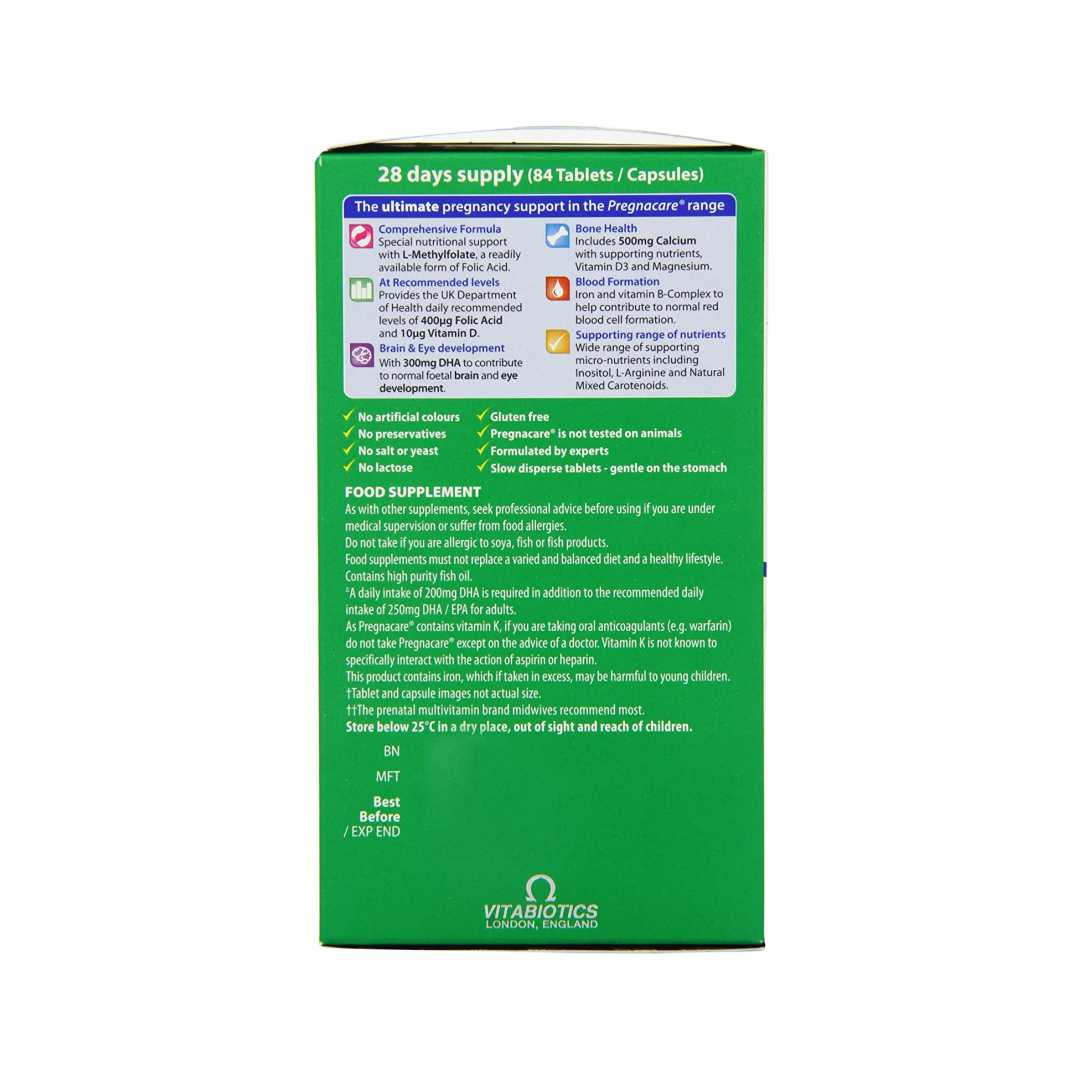 Vitabiotics Pregnacare Max Tablets Plus Omega 84 Caps Vigorgh