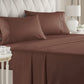 Buy 24 Inches Deep Pocket Fitted Sheet Chocolate 100% Egyptian Cotton
