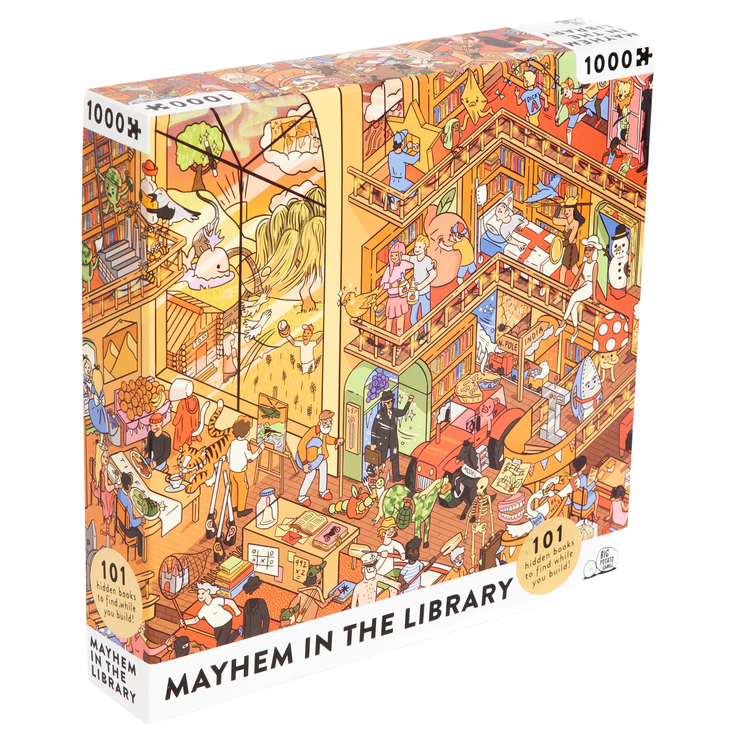 Mayhem in the Library Puzzle Box