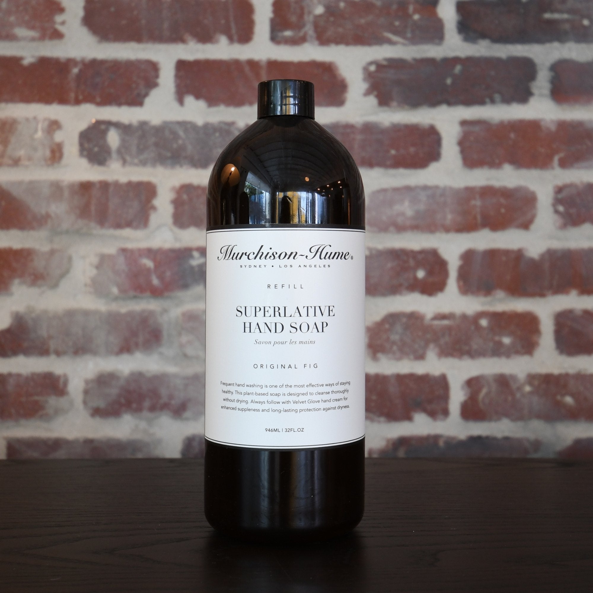 iconic murchison-hume hand soap refill | original fig