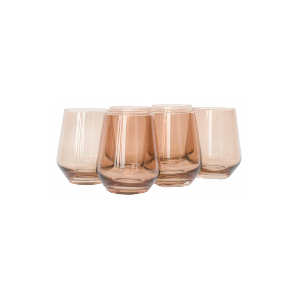 Estelle Colored Shot Glasses - Set of 6 {Smoke Mixed Set} – Estelle Colored  Glass