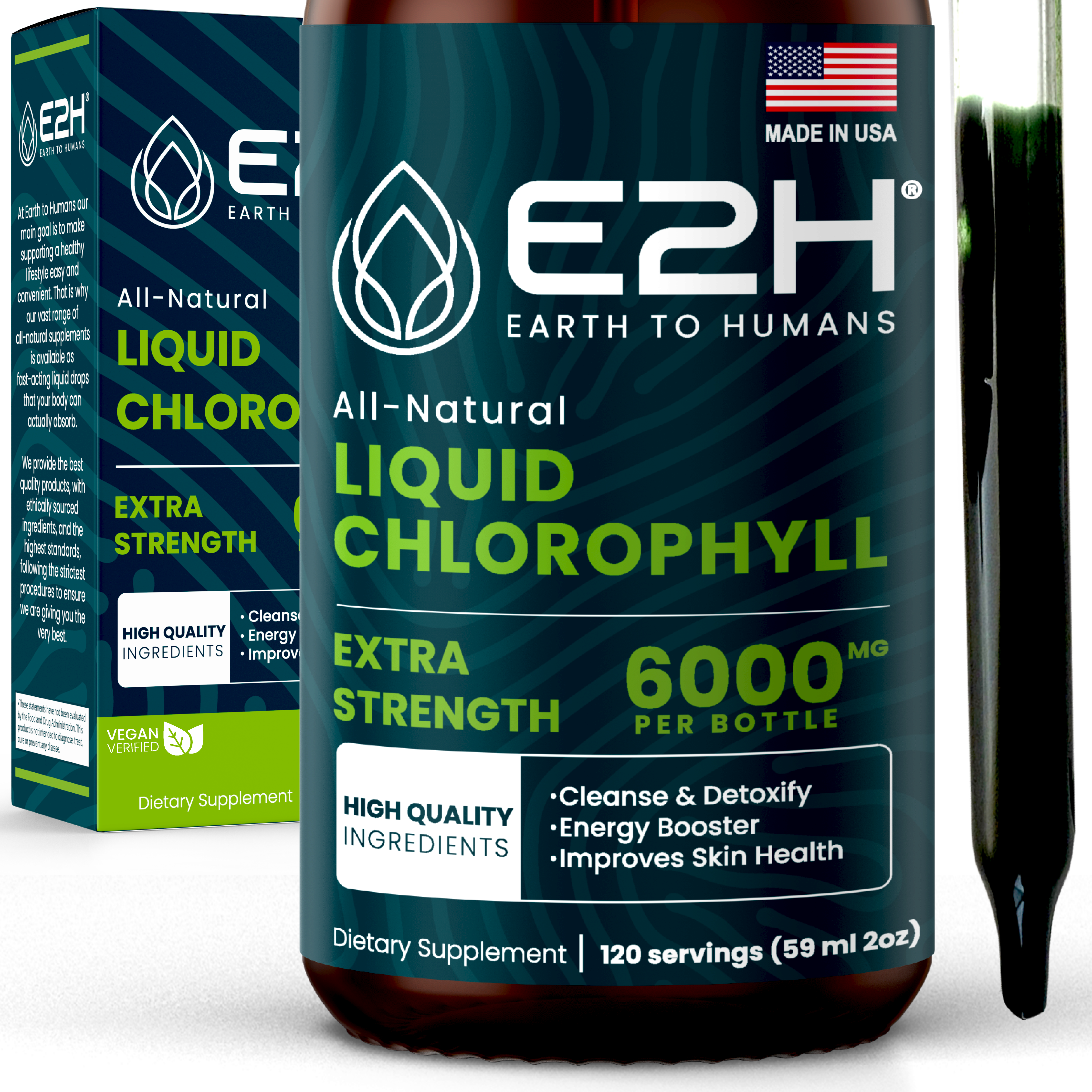 All-Natural LIQUID CHLOROPHYLL | Vegan - E2H product image