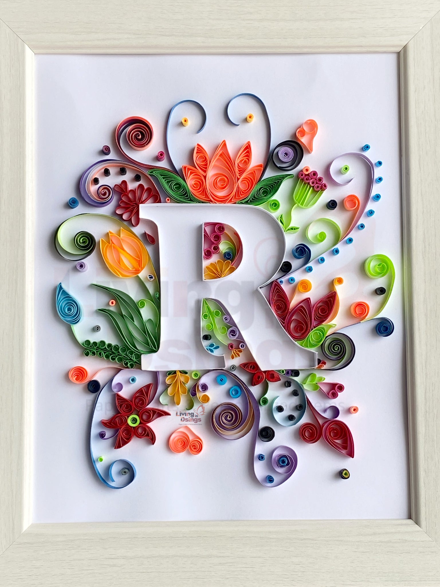 quilling letters of alphabet