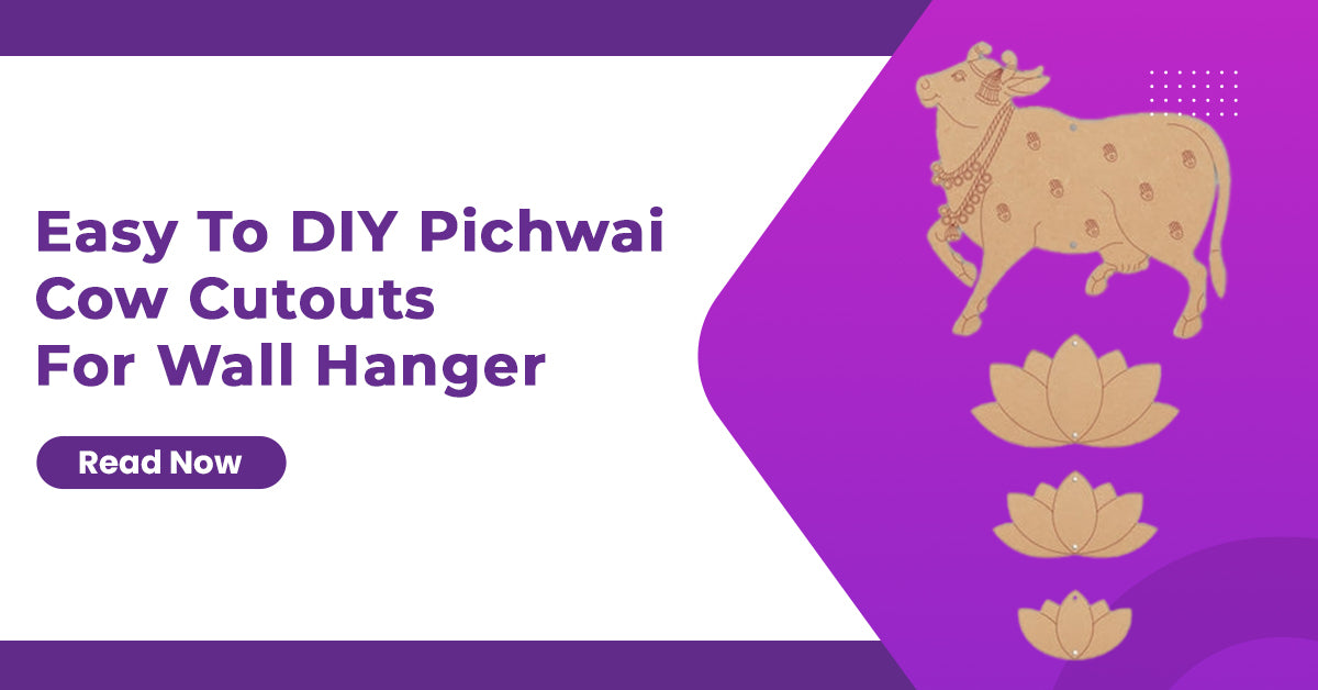 DIY Ready To Paint Pre Marked Pichwai Painting Canvas For Wall Decor -  Hobby India– Hobby Decor Pvt Ltd
