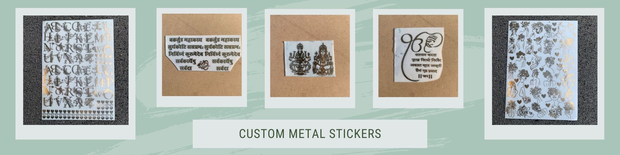 Custom Metal Stickers