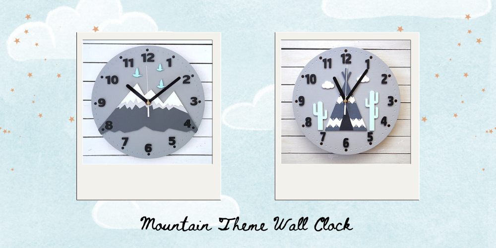 Mountain Theme Wall Clock