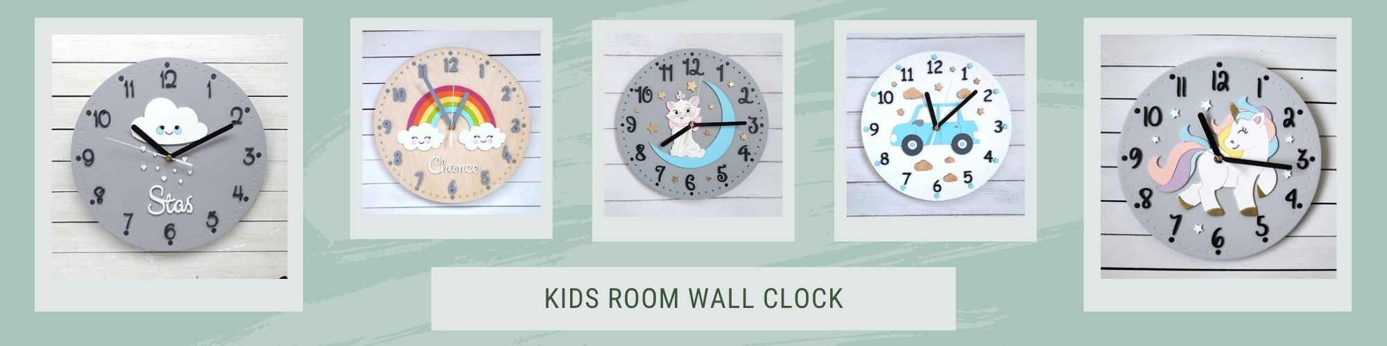 Kids Room Wall Clock