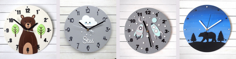 kids wall clock